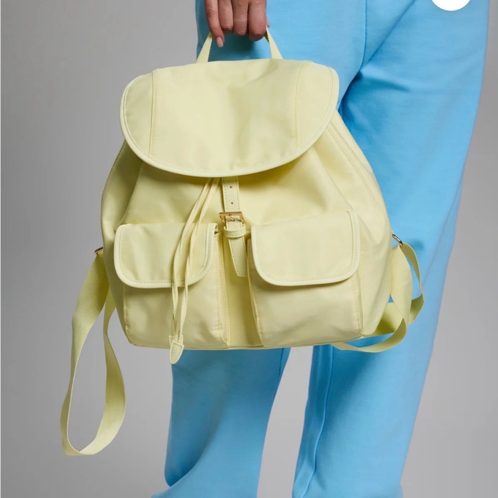 NEW Year of Ours x FabFitFun YOS Yellow Nylon Backpack BNWT Spring 2026